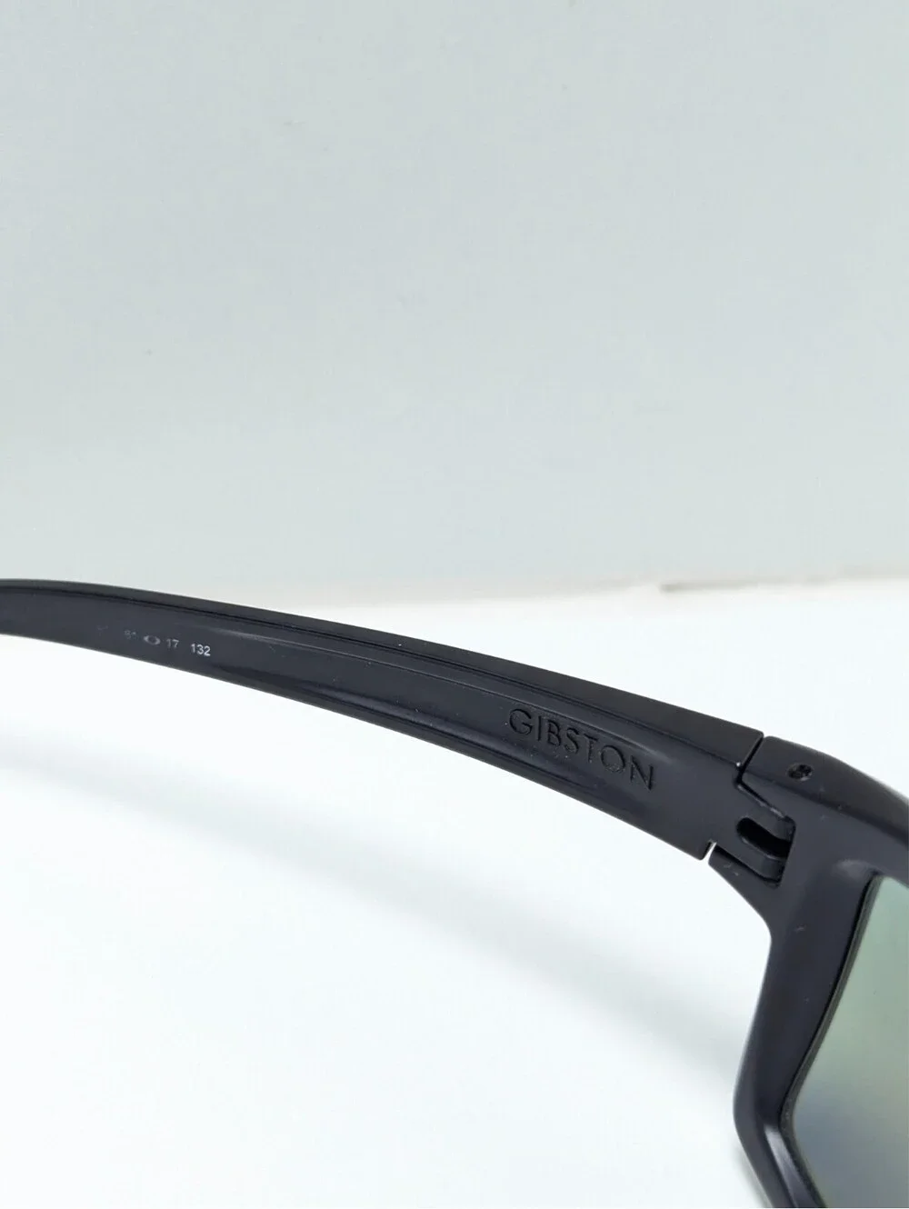 Oakley Gibston Blue Mirrored Black Wraparound Men's Sport Sunglasses 61-17-132